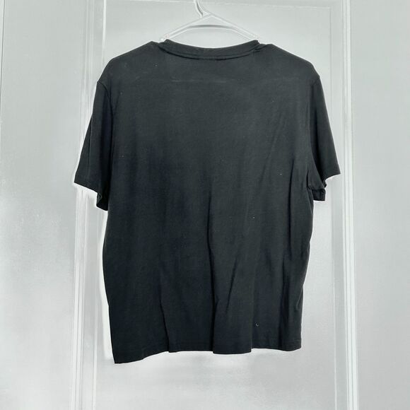 Adidas (M) Black Knot-Front T-Shirt - Picture 3 of 7
